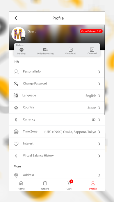 Mobigift-wholesale Screenshot
