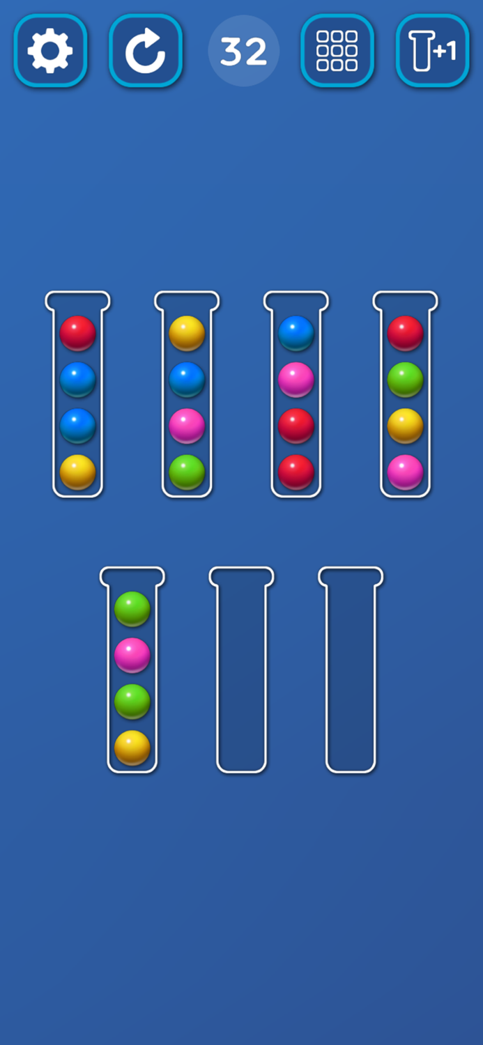 Sort Ball Arrange Color Tubes