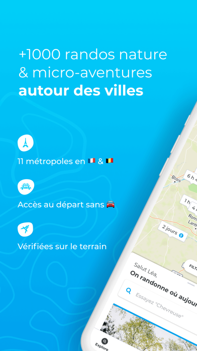 Screenshot #1 pour Helloways - GPS de randonnée