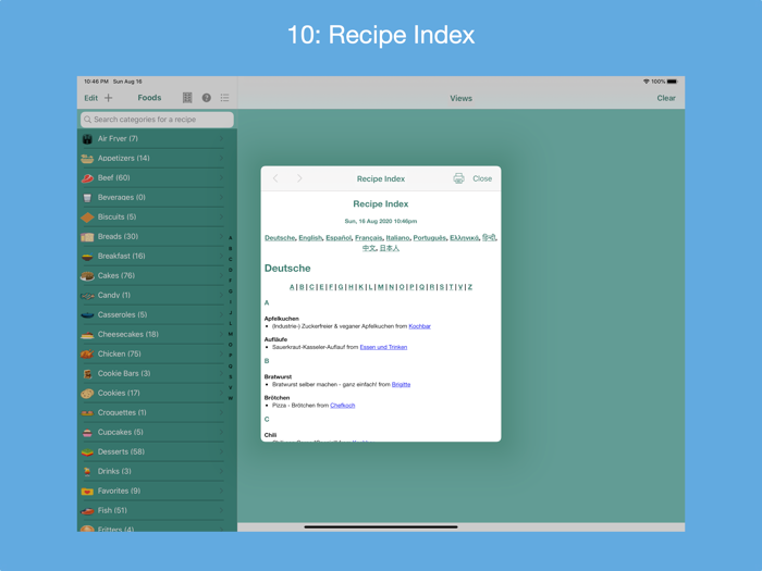 Recipe Collector