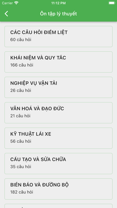Ôn thi bằng lái Screenshot