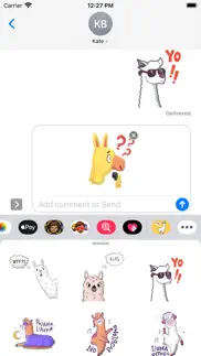 How to cancel & delete llama alpaca stickers 2