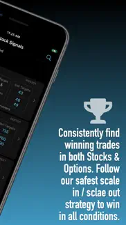 trade signals - stocks options iphone screenshot 2