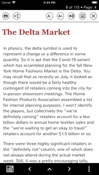 Home Textiles Today Screenshot