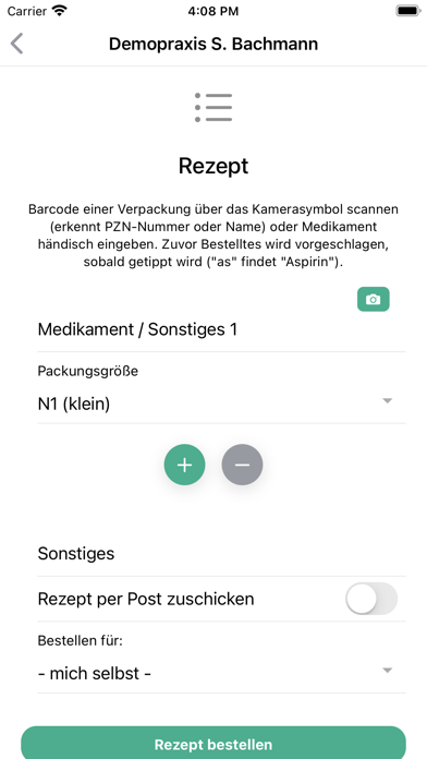 App zum Doc Screenshot