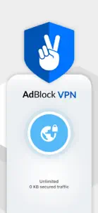 AdBlock VPN screenshot #1 for iPhone