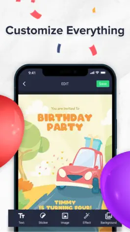 Game screenshot Birthday Card Maker - Editor hack