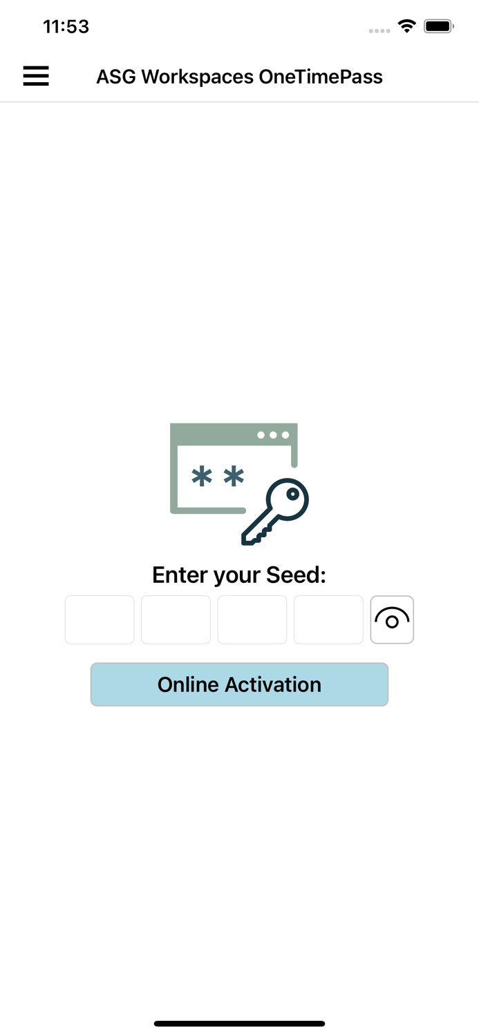 ASG Workspaces OneTimePass