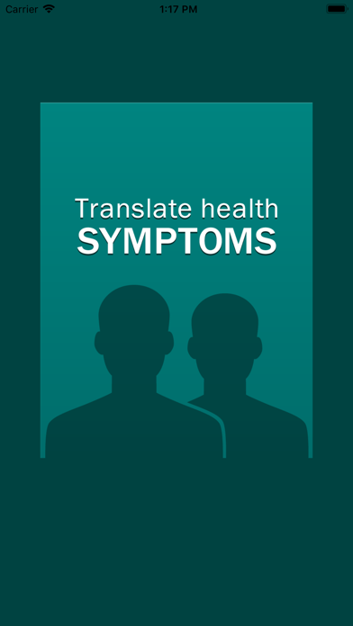 Health symptoms translator Screenshot