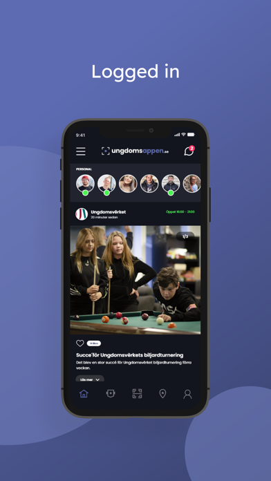 ungdomsappen.se Screenshot