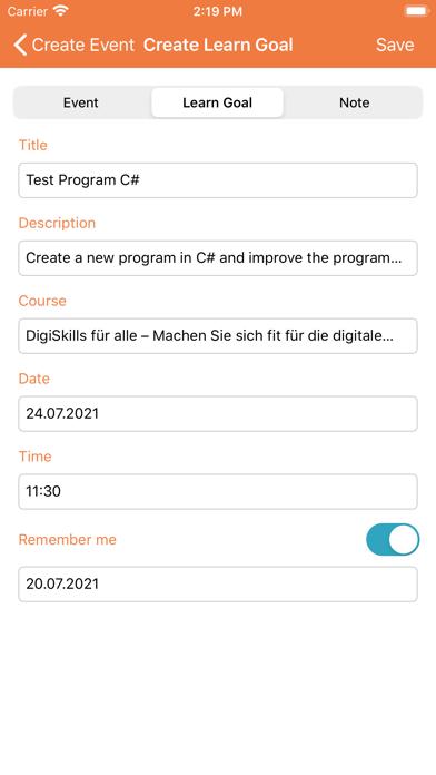iMoox Coach Screenshot