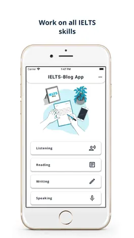 Game screenshot IELTS-Blog App for practice mod apk