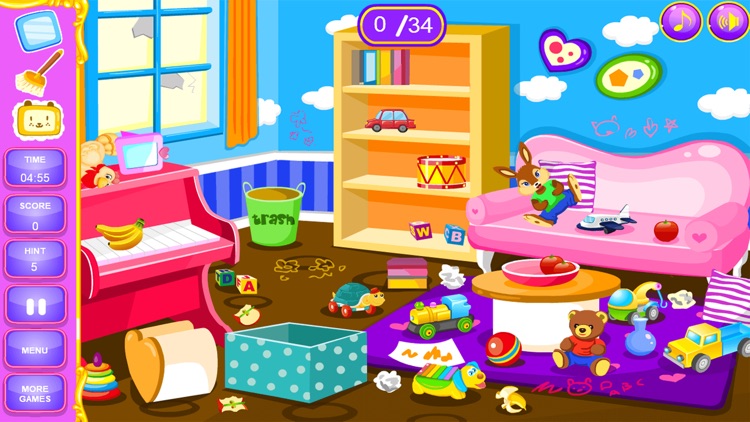 Princess Cleaning Rooms Game screenshot-4