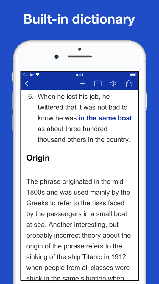 #7. Dictionary of Idiom Origins (iOS) 由: Thuy Duong