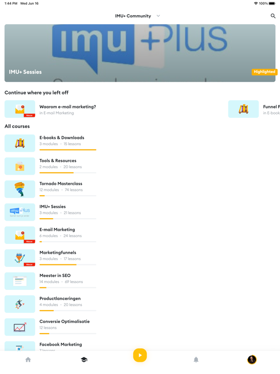Huddle community & e-learning iPad app afbeelding 2