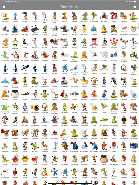 3D Emoji Characters Stickersのおすすめ画像3