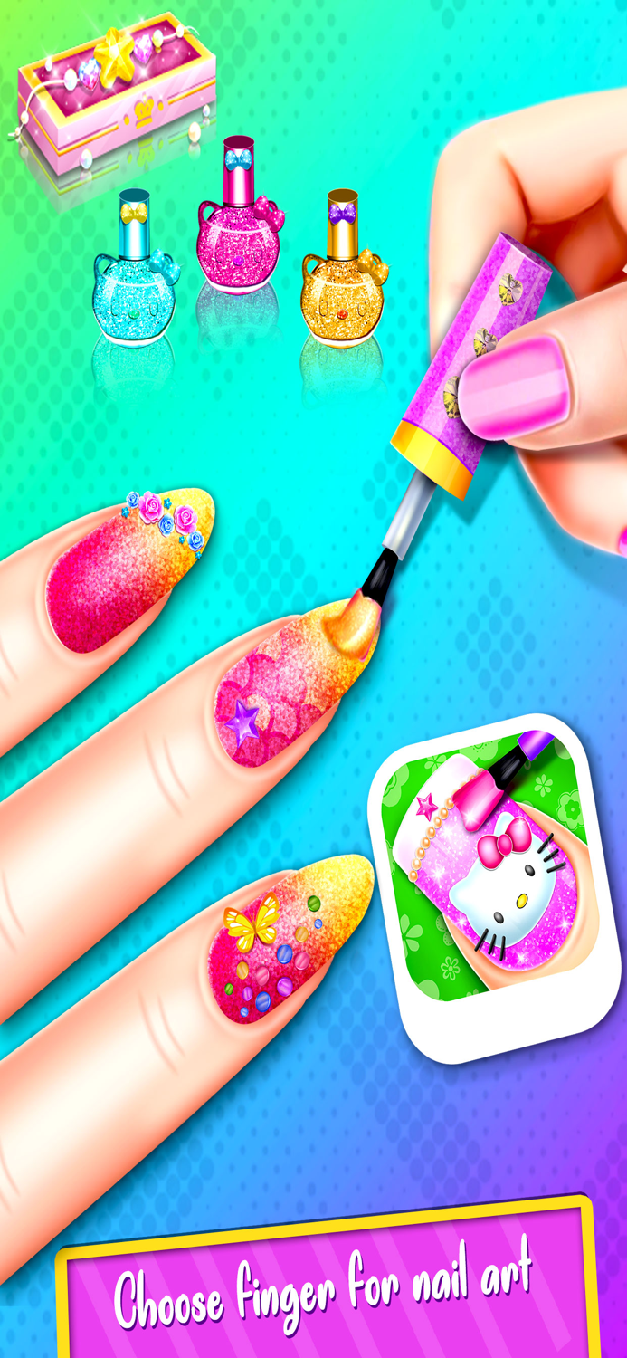 Kitty Nail Salon Game for Girl