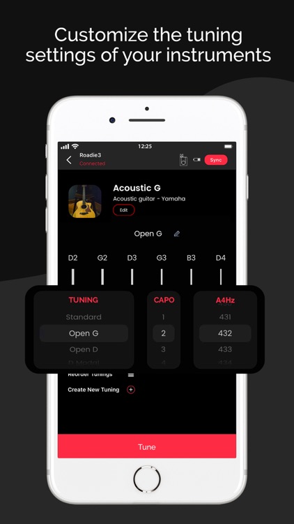 Roadie Tuner - Guitar Tuner screenshot-3