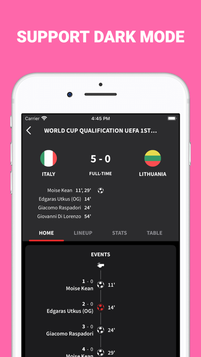 Live Score - Football Scores Screenshot