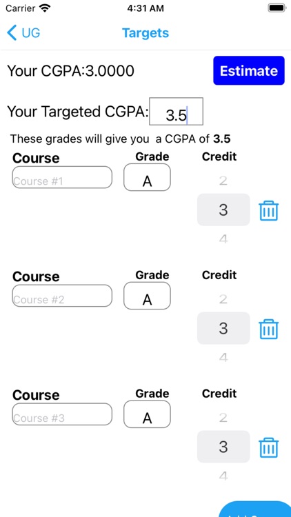 TReC GPA Calculator screenshot-5