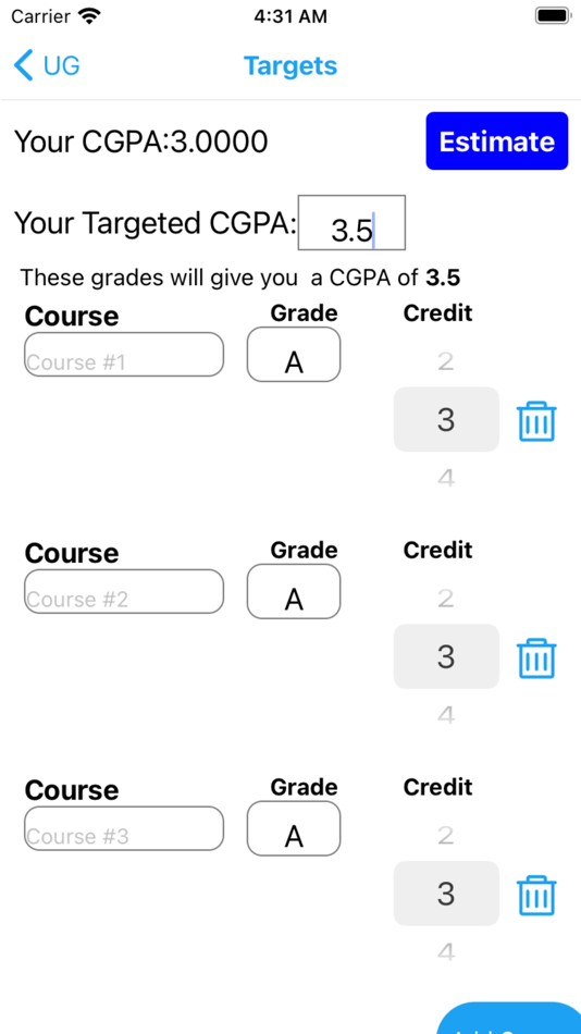 #6. TReC GPA Calculator (iOS) 由: Priscilla Adams