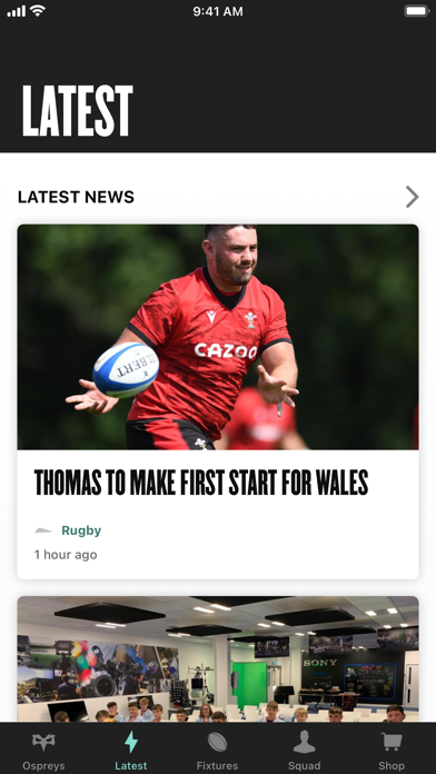 Ospreys Rugby Screenshot