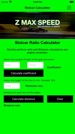Game screenshot Slotcar Calc mod apk