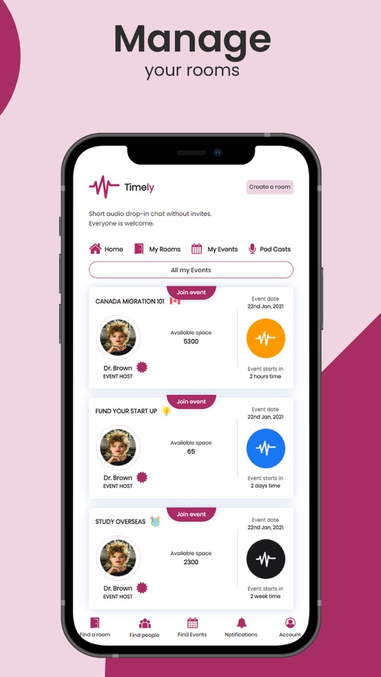 #2. Timely Audio Social Network (iOS) 由: Cavanite Limited