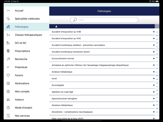 Screenshot #5 pour Guide de thérapeutique