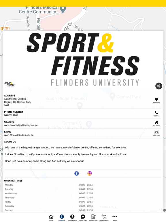 Screenshot #5 pour Flinders Uni Sport & Fitness