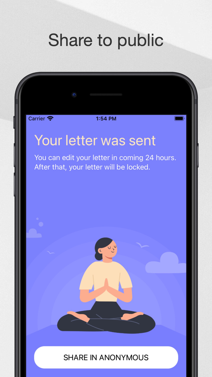 Write letter to future myself