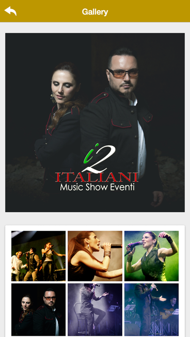 I2italiani music show eventi Screenshot
