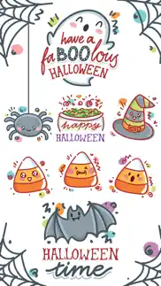 halloween party stickers! iphone screenshot 3