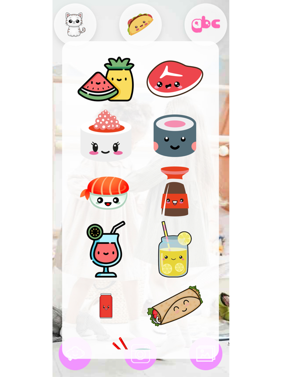 Screenshot #5 pour Kawaii Photo Stickers