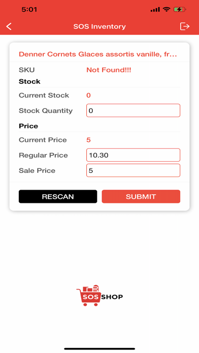 SoS Inventory Screenshot