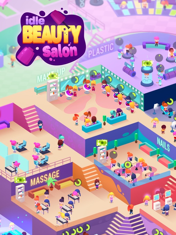 Screenshot #4 pour Idle Beauty Salon Clicker