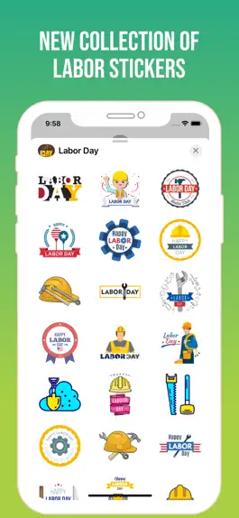 Game screenshot Labor Day Emojis apk