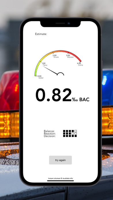 Screenshot #2 pour Instant alcotest