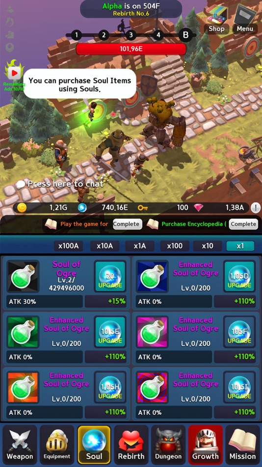 #4. Infinite Knight (iOS) 由: Gamepub