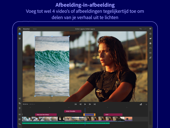 Adobe Premiere Rush: Video iPad app afbeelding 7