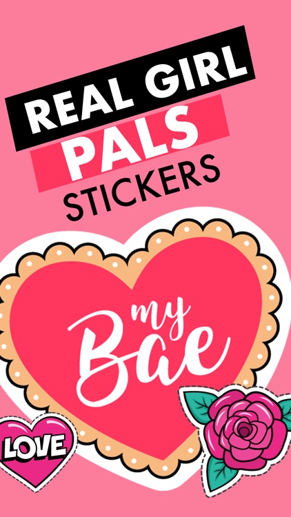 Real Girl Pals Stickers