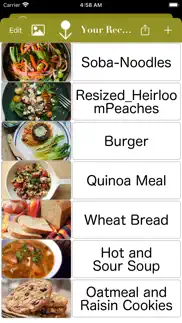 your recipes! iphone screenshot 1