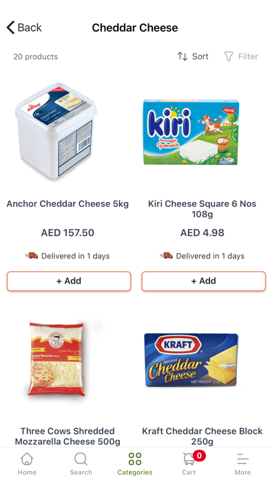 Delice Shopping Screenshot