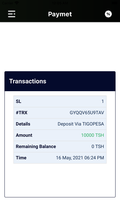 PAYMET Screenshot