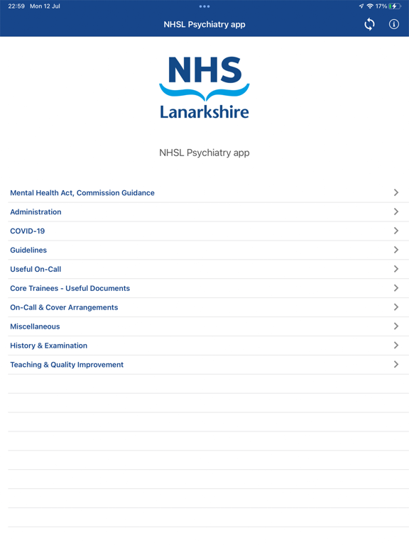 Screenshot #4 pour NHSL Psychiatry app