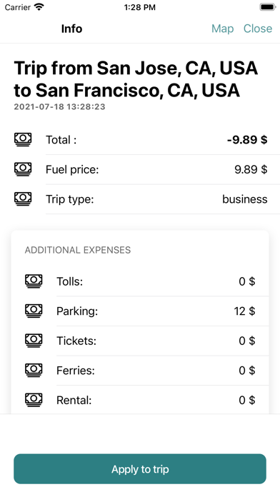 PetrolCalc-Track Fuel Expenses Screenshot