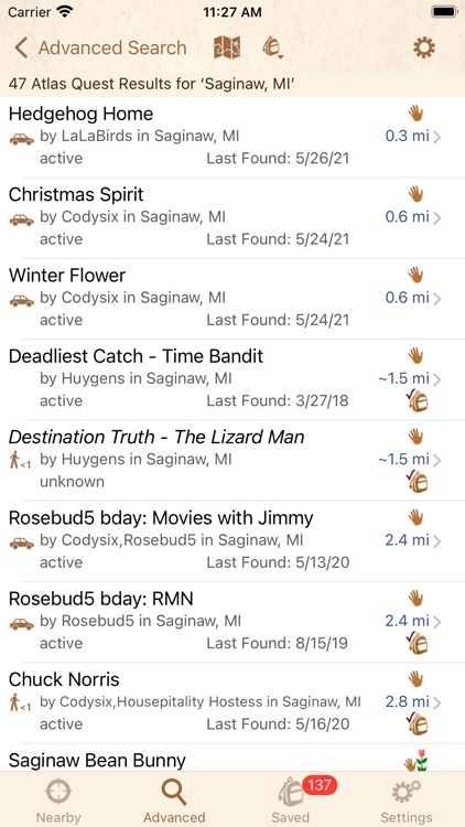 Clue Tracker for Letterboxing