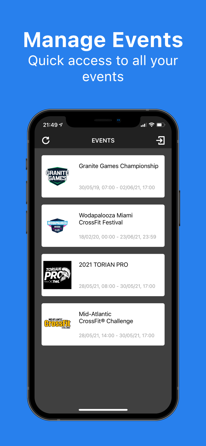 Competition Corner Check In