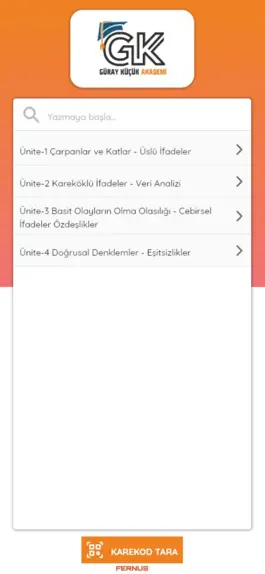 Game screenshot Güray Küçük Akademi Çözüm mod apk