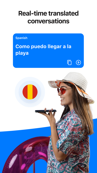 Screenshot #2 pour Spanish voice text translator